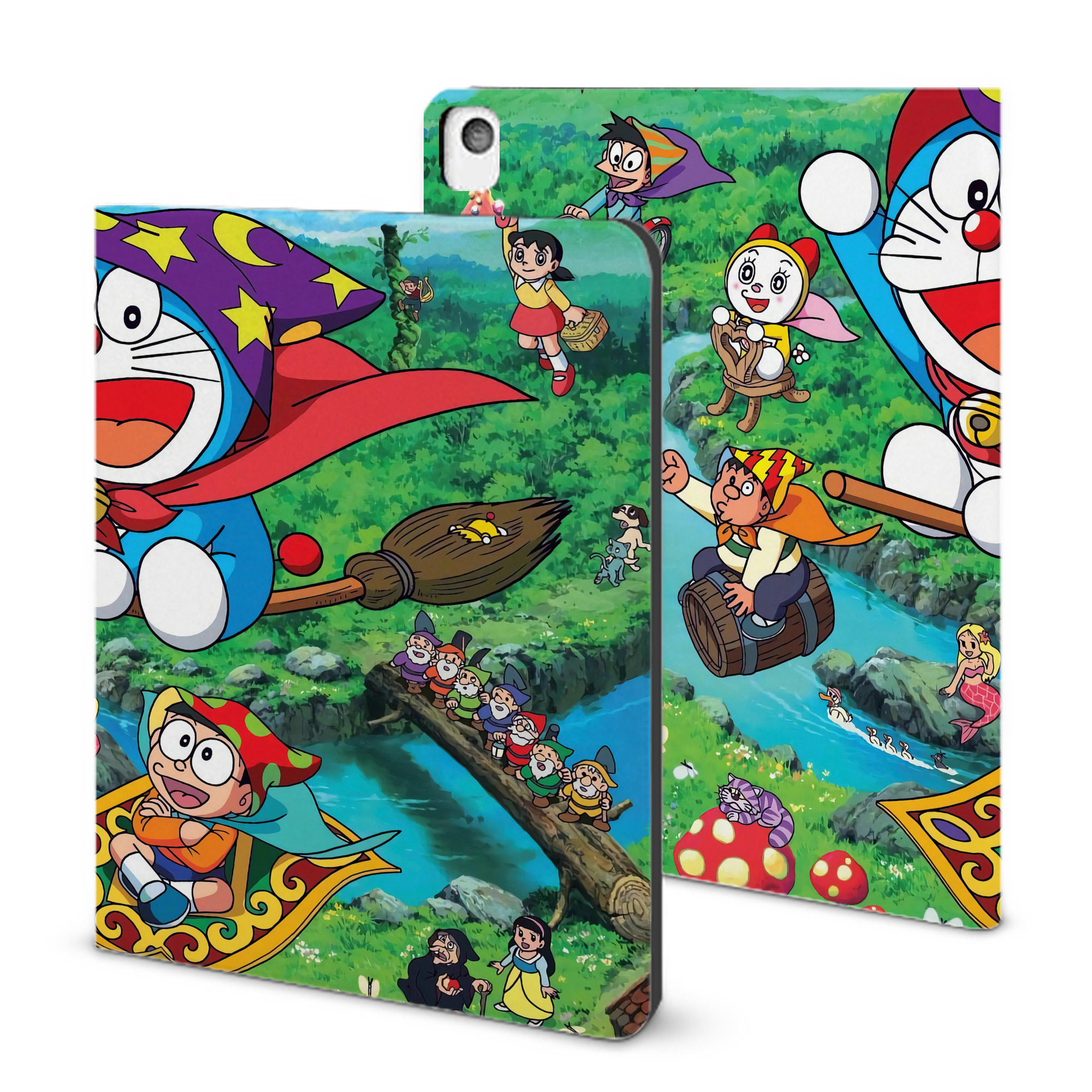 （画像用） ドラえもん Doraemon IPadケース ペンホルダー付き ブックスタイルデザイン